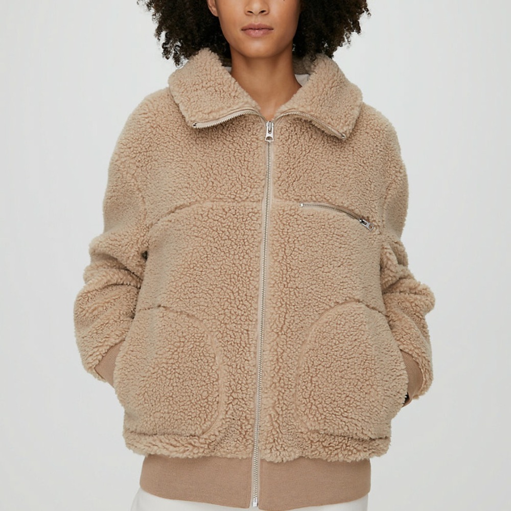 Aritzia Wilfred the Teddy Sherpa Jacket